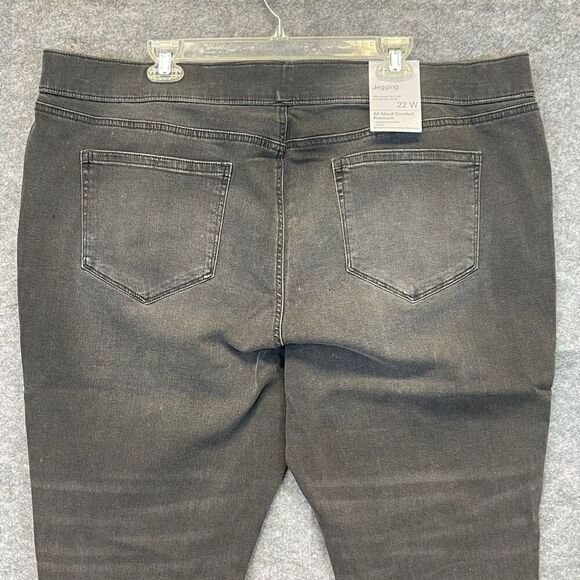 SONOMA Jeans Women’s 22W Comfortable Mid-Rise Jeggings Stretch Skylane Black NWT - Picture 15 of 16